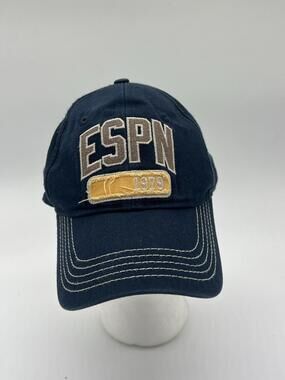 ESPN | Accessories | Espn Logo Black Red Back Baseball Cap Hat Nwt